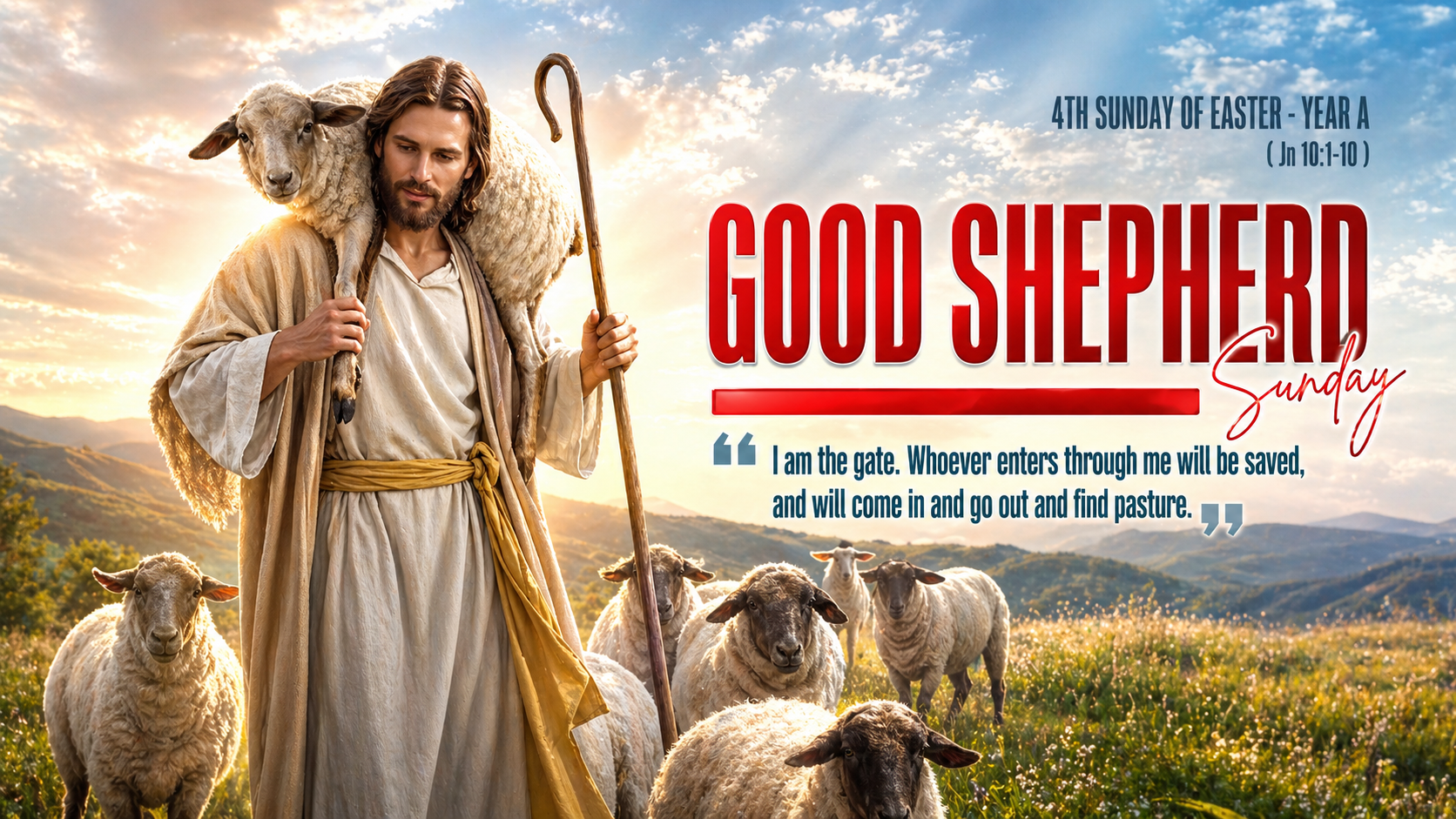 Chúa Giêsu là Mục Tử Nhân Lành