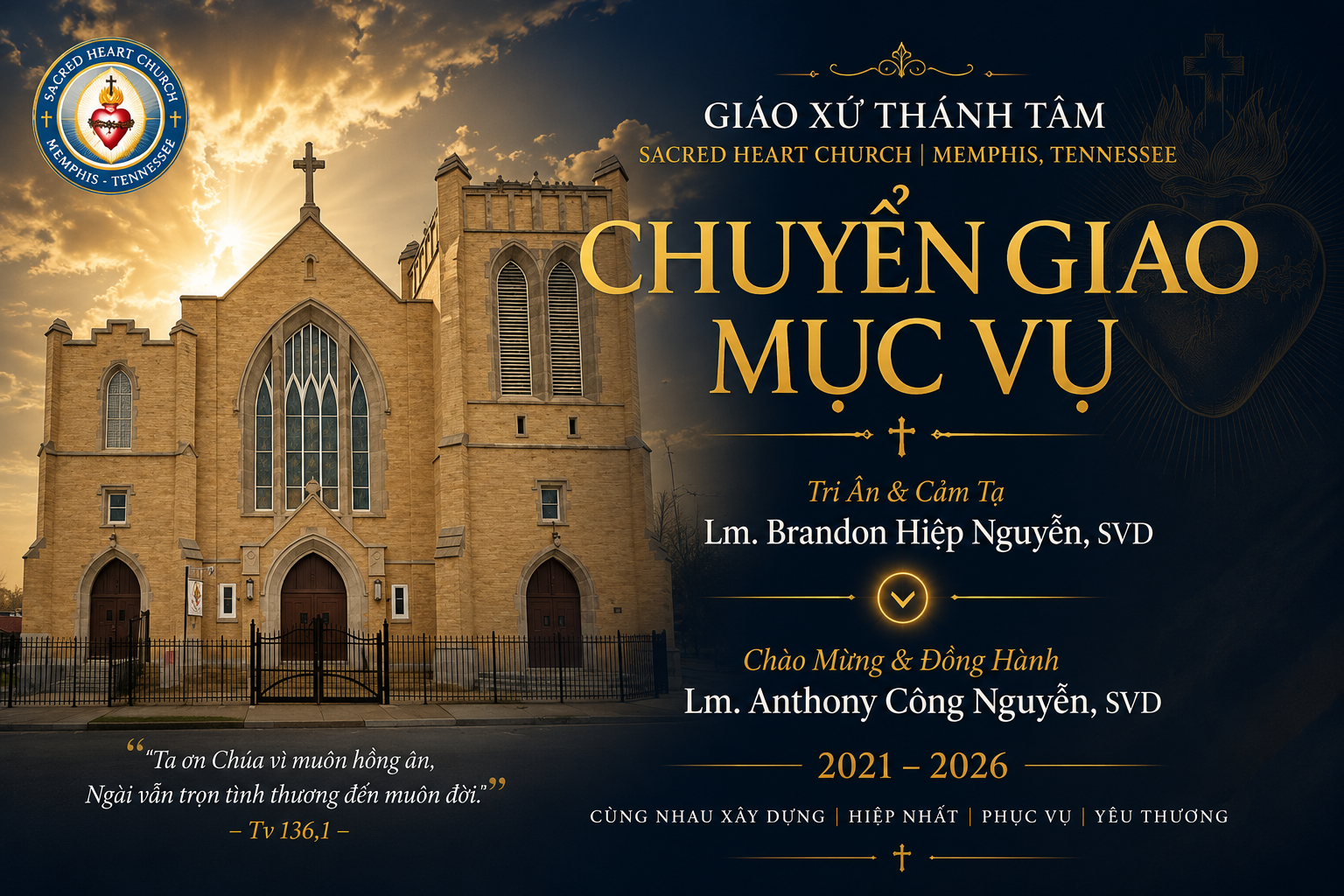 Banner Chuyển Giao Mục Vụ